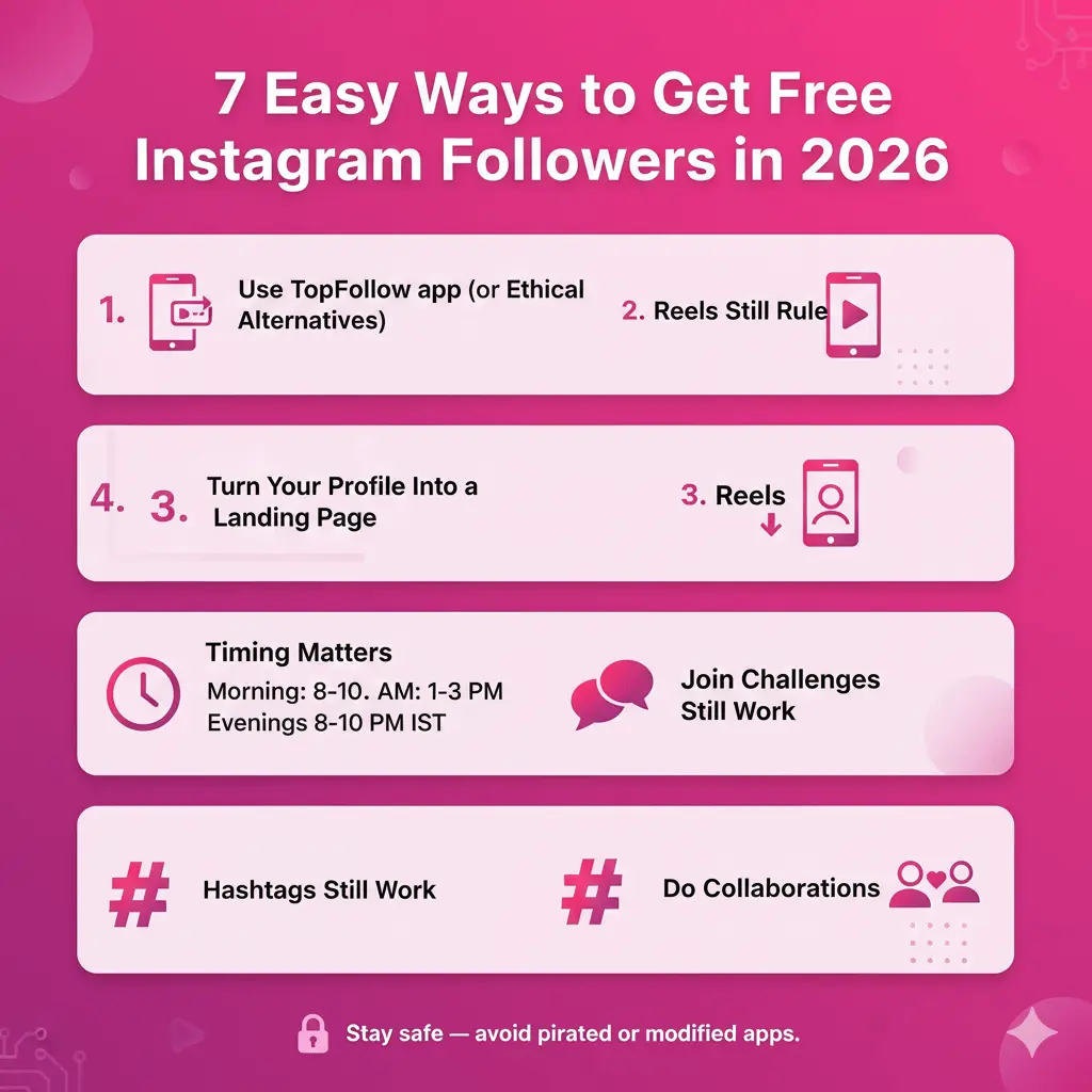 7 Easy Ways to Get Free Instagram Followers in 2026
