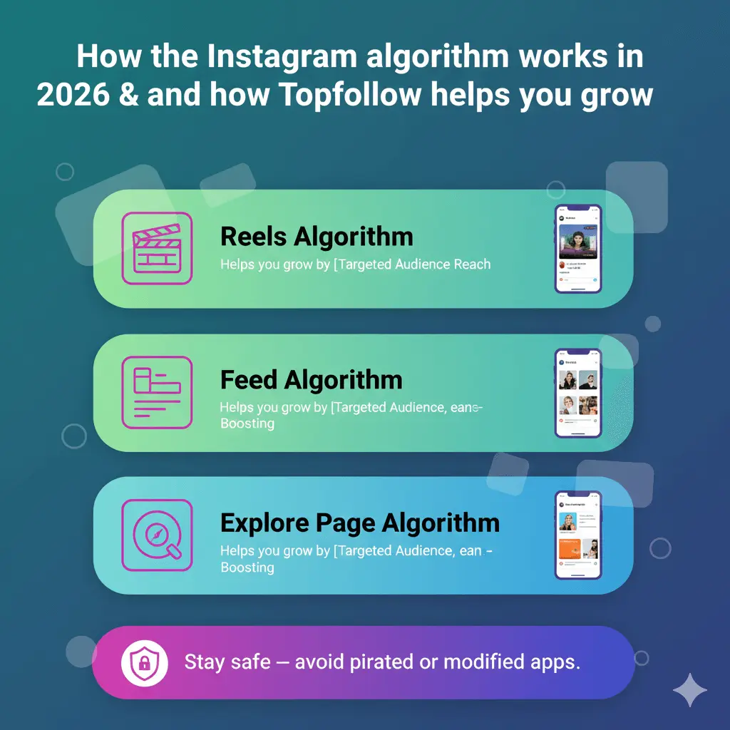 How the Instagram algorithm works in 2026 & how topfollow helps you grow