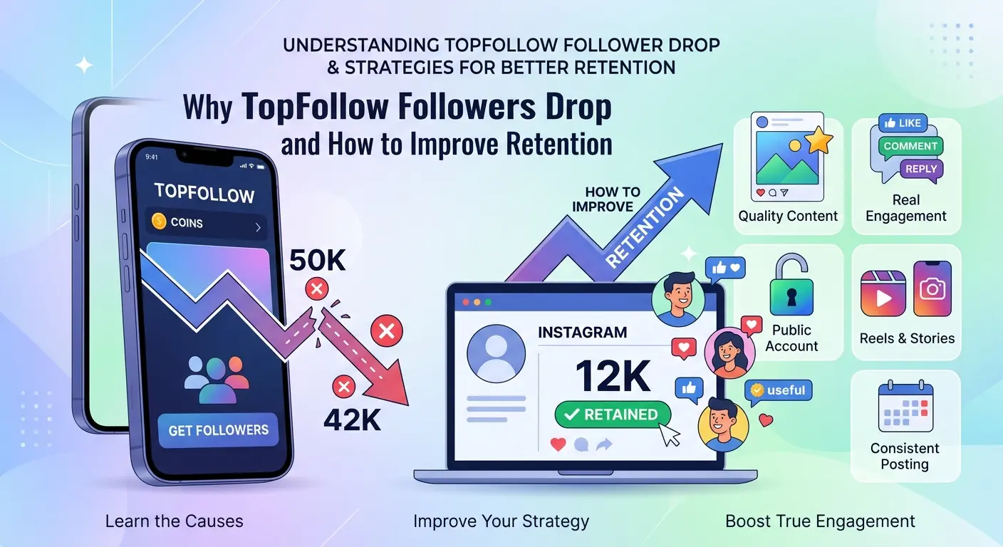 TopFollow followers drop