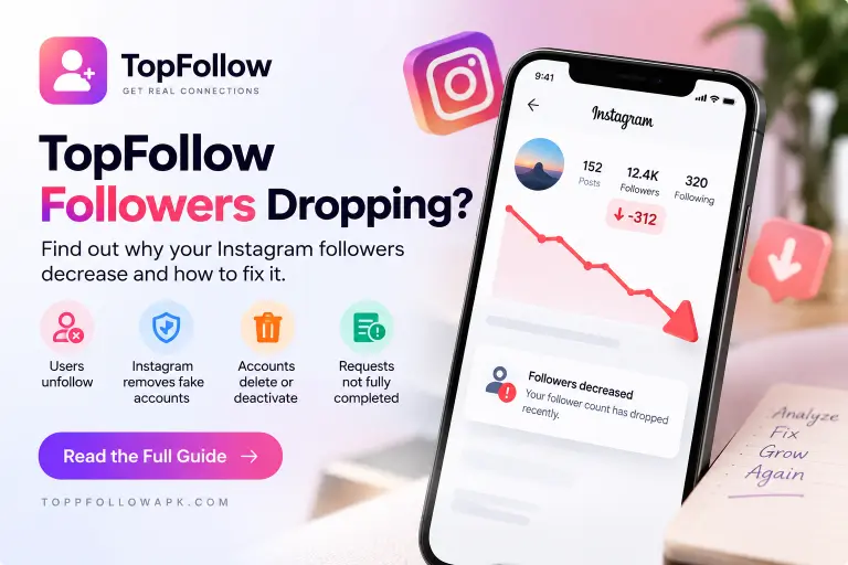 topfollow drop issues